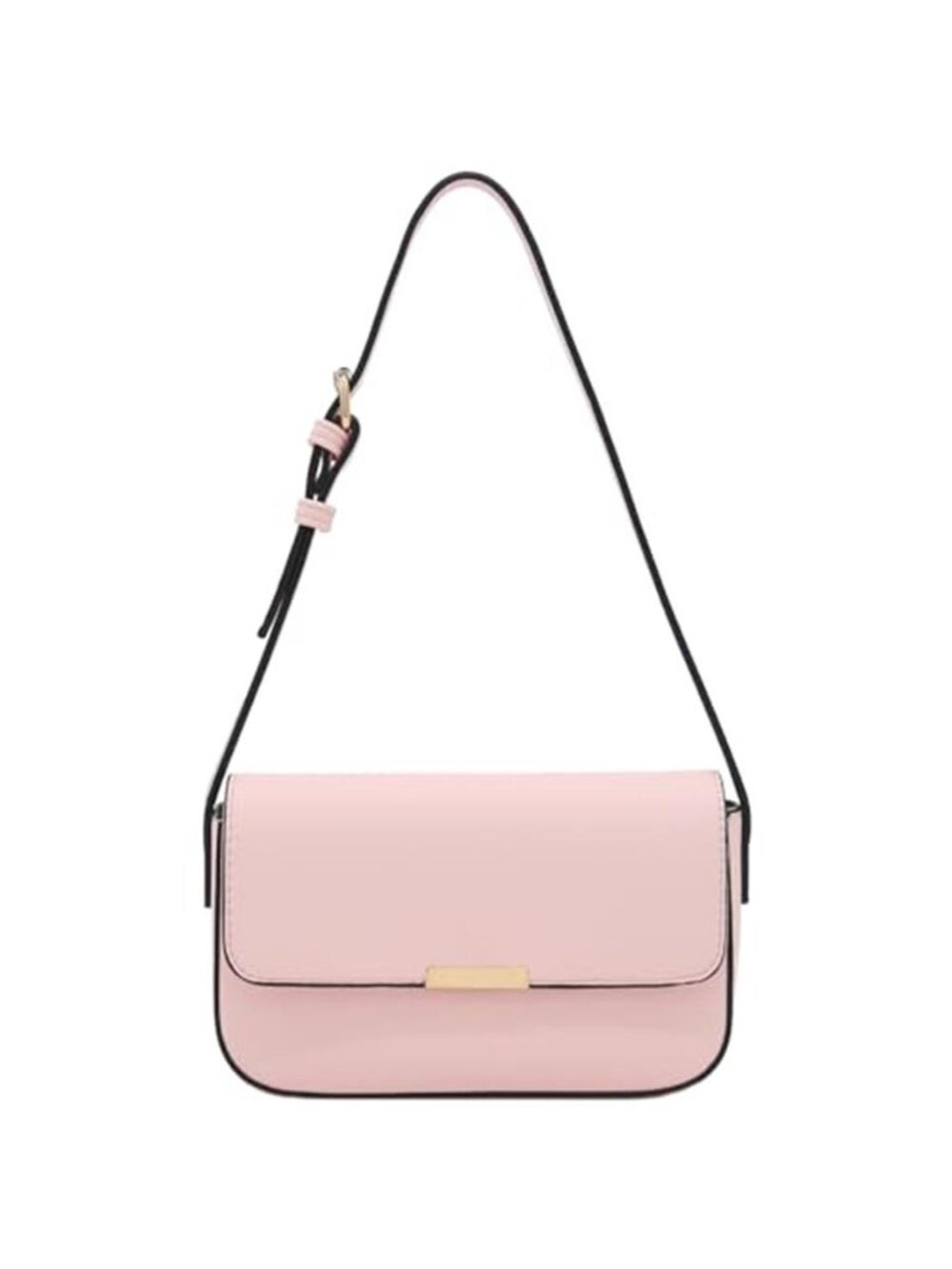 Women's Mini Shoulder Bag Classic Rectangular Flap Purse Chic Underarm Handbag